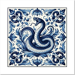 Dutch Tile: The No.3 Snake Posters and Art